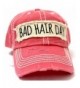 New! Rose "BAD HAIR DAY" Embroidery Patch Baseball Cap - C31834HO9YZ