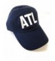 Mary's Monograms/Adams ATL Airport Code Baseball Hat - Navy Blue - CM189RZY6UW