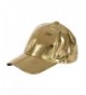 Gary Majdell Sport Unisex Metallic Baseball Cap With Adjustable Strap - Metallic Gold - CC186TGHW95