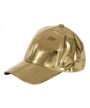 Gary Majdell Sport Unisex Metallic Baseball Cap With Adjustable Strap - Metallic Gold - CC186TGHW95