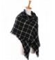 Womens Oversized Blanket Checked Pashmina