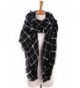 Womens Oversized Blanket Checked Pashmina in Wraps & Pashminas