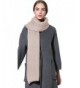 Women Men Winter Thick Cable Knit Wrap Chunky Warm Scarf All Colors - Hor Khaki - CQ186N0CIOC