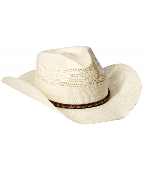 Scala Western Men's Bangora Pinch Western Hat M- Ivory - CP11SZLGQ9H