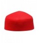 Solid Red Moroccan Fez-style Kufi Hat Cap w/ Pointed Top - CT12O416N64