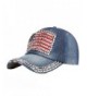 Raylans Women American Flag Rhinestone Jeans Denim Baseball Adjustable Bling Hat Cap - 4 - C612FM7RI8J
