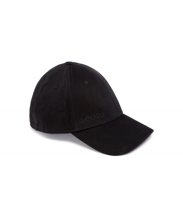 Gents Men's Good Plus Foundation Cotton Blend Cap Solid Black - C61885ZCWDX