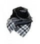 Black Woven Houndstooth Blanket Scarf