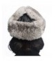 URSFUR Rabbit Aviator Leather Russian in Women's Bomber Hats