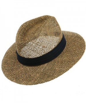 Safari Straw Hat Navy Band in Men's Cowboy Hats