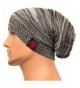 REDSHARKS Unisex Baggy Beanie Slouchy Knit Caps Skull Hats Stripe Design XHX1017 - Coffee - CC128YYTT5R