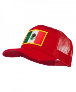 Mexico Flag Patched Mesh Cap - Red - CK11Q3T288L