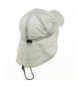 MG Microfiber Cap with Flap White in Women's Sun Hats