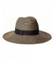 San Diego Hat Company Women's Ultrabraid Mixed Fedora Hat - Black Mix - CQ12N1ZEJDS