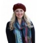 Brigette Classic Wool Beret by Parkhurst Hats (MERLOT)One Size - C712JD7FHEB