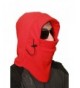 Dzhavael Balaclava Ski Mask Fleece Winter Hat Hats Neck Warmer Gift For Teen Boys - Red - CW12N5RMS0A