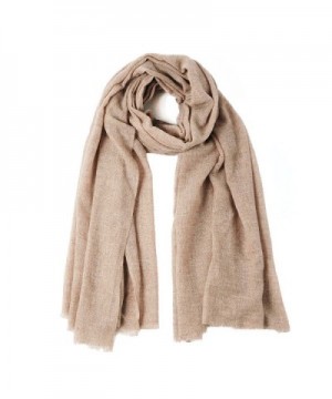 CUDDLE DREAMS Lightweight Cashmere Wool Scarf Wrap for Spring- Fluffy and Soft- FINAL CLEARANCE SALE - Camel - C1187RC5QZM