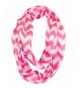 NGIL Chevron Print Infinity Scarf- 36-Inch - Pink - C81204M8V9R