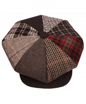 New 8 Panel Newsboy Applejack Cabbie Gatsby Driving Big Apple Tweed Ivy Golf Cap Hat - CC11PKF61UP