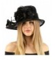 Classy Kentucky Flowers Feathers Hat