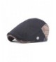Soultopxin Men Black Retro Newsboy Beret Cotton Hat Cabbie Flat Cap - Black - CR187KD5KXK