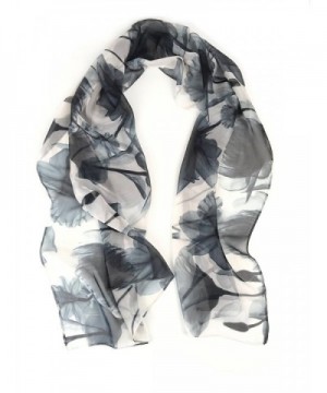 Bruceriver Chiffon Various Natural Pattern in Fashion Scarves