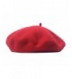 MaiTaiTai Women Beret Hat Classic Solid Color Princess Cap Girl Wool Hat Autumn/Winter Christmas Gift - Red - C2186I4AWUS