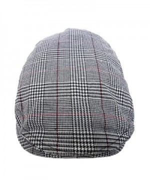 Plaid Pattern Driver Hunting Newsboy in Men's Newsboy Caps