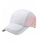 Panegy Men Women Sports Hat Quick Drying Mesh Sun Cap Lightweight Sun Runner Cap - White - CF17YZNOU5Y