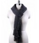 GYSEASON Winter Tassel Acrylic Knitted in Cold Weather Scarves & Wraps