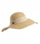 Turtle Fur Macie Women's Wide Floppy Brim Straw Sun Hat w/ Lace Trim Vermont Collection Sun Style - Natural - C211YXPEQAJ