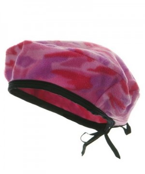 Camo Fleece Beret-Pink - C4114YSON31