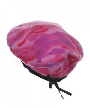 MG Camo Fleece Beret Pink