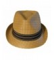 Hatter Summer Straw Fedora Trilby