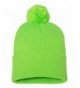 ZUZIFY Pom Pom Knit Winter Beanie. RE0174 - Neon Green - CO187NIEEYE