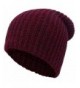 Simplicity Womens Slouchy Beanie Burgundy in Women's Skullies & Beanies