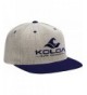 Koloa Surf Classic Snapback Hats with Embroidered Logo in 16 Colors - Heather-navy With Navy Logo - CT12E4VZPL1