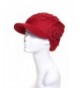 BSB AN Womens Winter Visor Cap Beanie Hat Wool Blend Lined Crochet Decoration - Red Flower - C712O0UP4NP