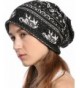 Ababalaya Unisex Elephant Thicken Slouchy in Women's Skullies & Beanies