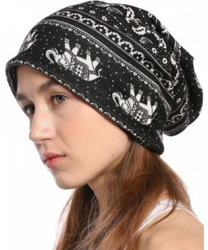 Ababalaya Unisex Elephant Thicken Slouchy in Women's Skullies & Beanies