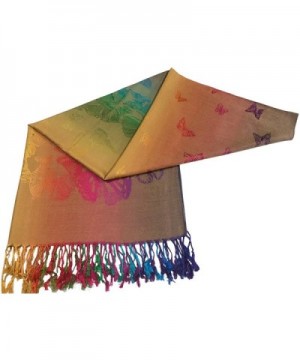 CJ Apparel Butterfly Pashmina Seconds in Wraps & Pashminas