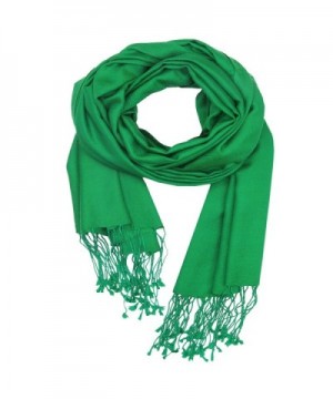 KASHFAB Kashmir Fashion Jacquard Pashmina - Green - CQ120PV7QJN