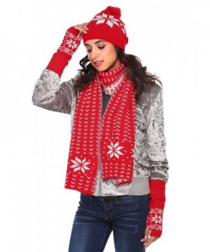 Women Fashion Winter Knitted Gloves in Fashion Scarves