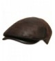 ililily Flat Cap Vintage Cabbie Hat Gatsby Ivy Cap Irish Hunting Newsboy Stretch - Dark Brown - C3119BSJSX9