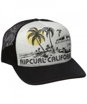 Rip Curl Junior's Saturday Trucker Hat - Black/Black/Black - C812JIM3BIF