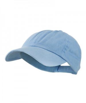 MG Low Profile Dyed Cotton Twill Cap - Sky Blue - CW11GZA9IAH
