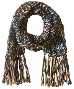 Screamer Women's Katy Scarf - Black/Charcoal/Melon - C111YKL2YP1