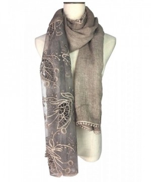 YOUR SMILE Women Lace Stylish Warm Blanket Scarf Gorgeous Wrap Shawl - Khaki - CG186HWWGYS