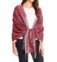 Sakkas 1778 Reversible Brocade Burgundy in Cold Weather Scarves & Wraps