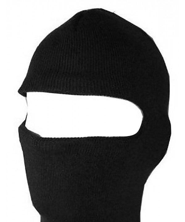 New One Hole Face Ski Mask - Black - CW1136W8MK1